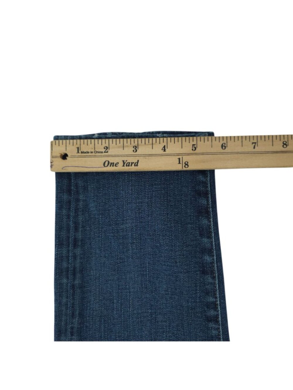 Ralph Lauren Denim & Supply Crop Skinny Jeans 30 Indie Boho Whiskered Blue Denim - Picture 7 of 15